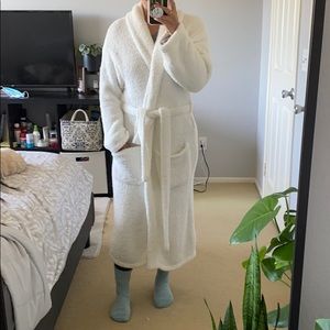 Barefoot Dreams white robe